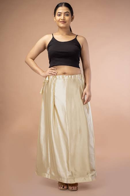 Satin petticoat