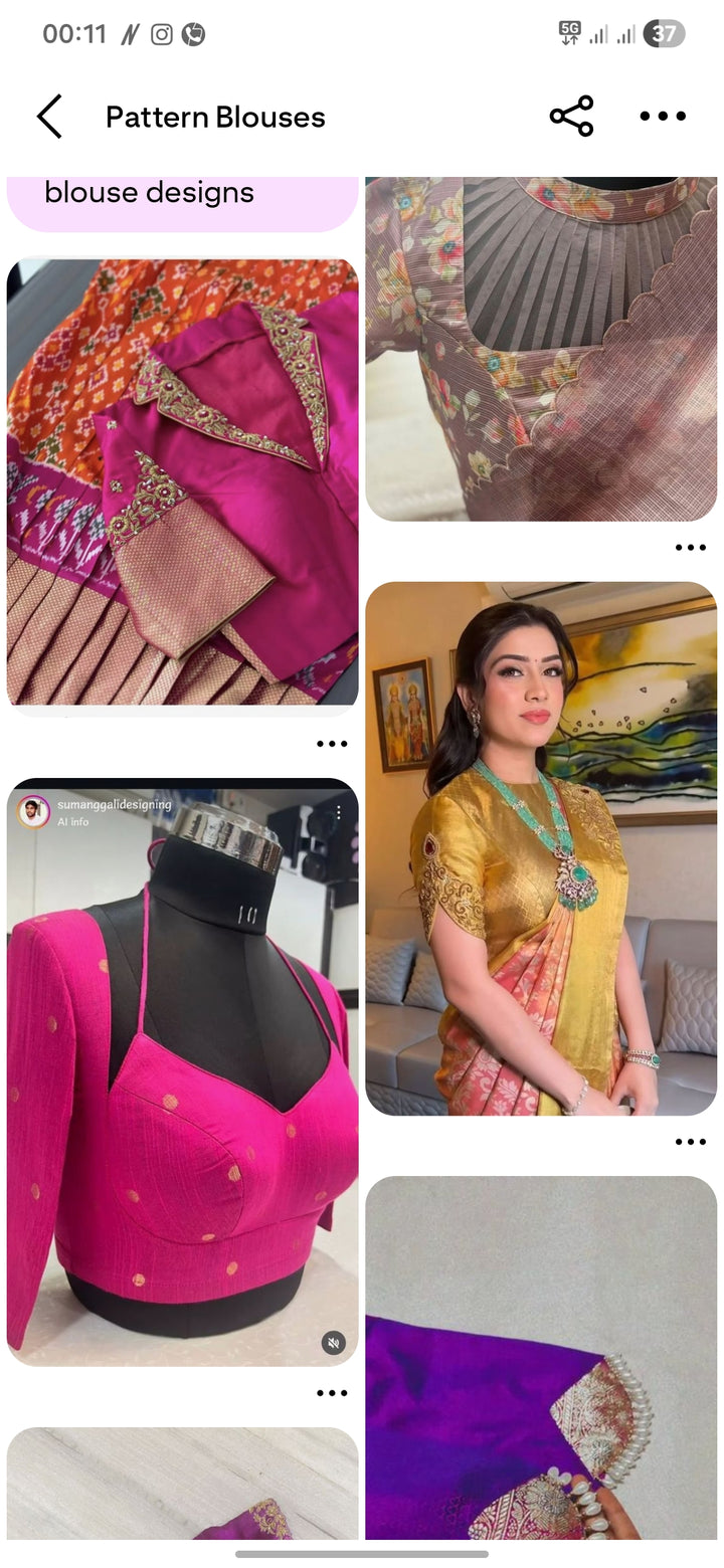 Blouse stiching